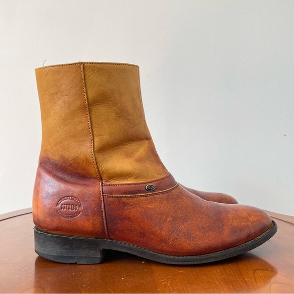 Estribo Men’s Bovine Leather Cowboy Moto Riding Boot | US 7.5 - Picture 2 of 10